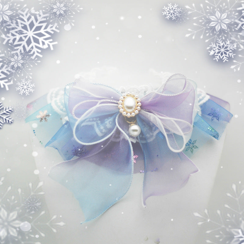 Pet Cat Dog Christmas Dream Scarf Accessories