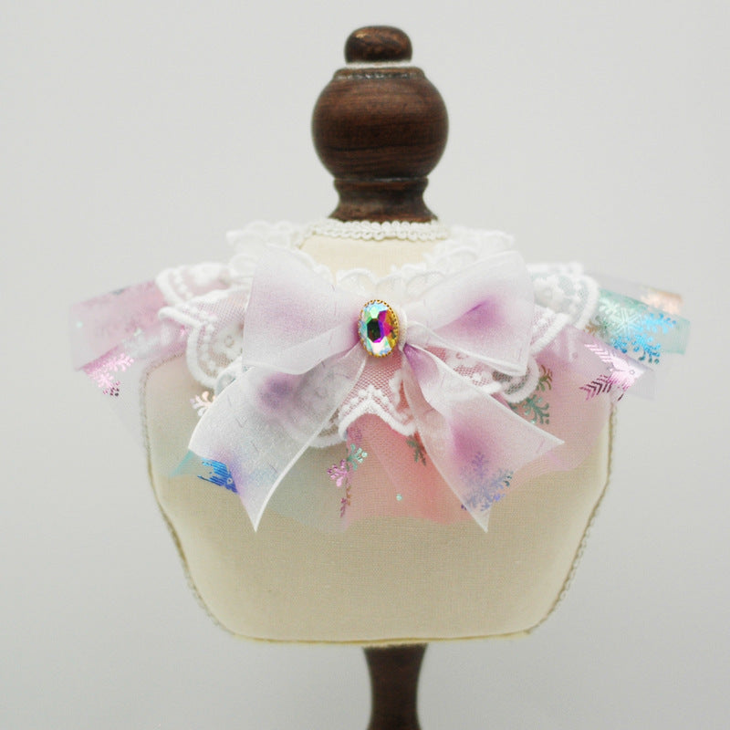 Pet Cat Dog Christmas Dream Scarf Accessories