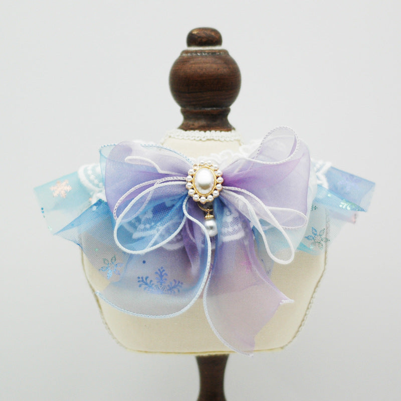 Pet Cat Dog Christmas Dream Scarf Accessories